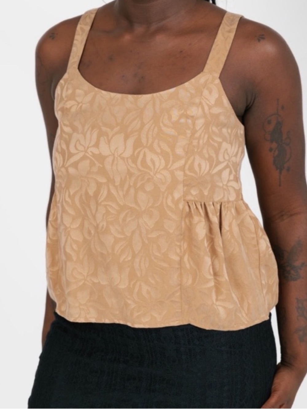 NWT SMASH+TESS Polly Floral Preppy Boho Festival Tank in Stellar Spice XXS